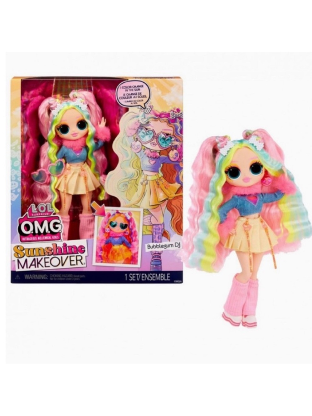 L.O.L. Surprise! Sunshine Makeover - Bubblegum D.J.